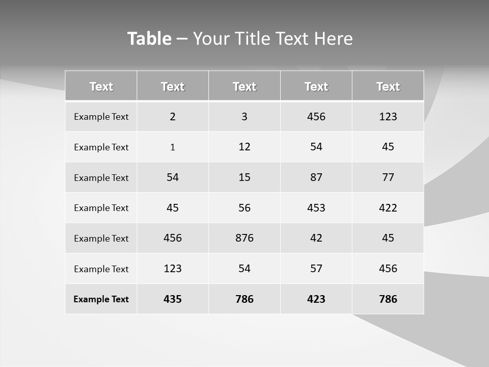 Spring Empty Form PowerPoint Template