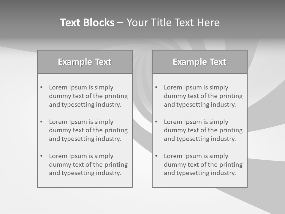 Spring Empty Form PowerPoint Template