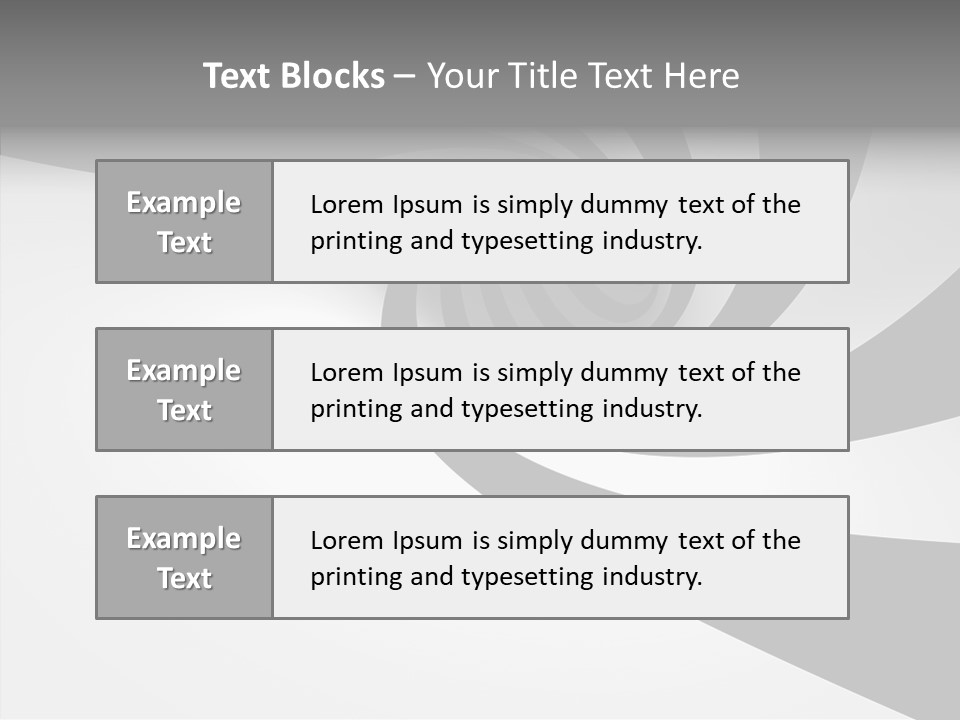 Spring Empty Form PowerPoint Template