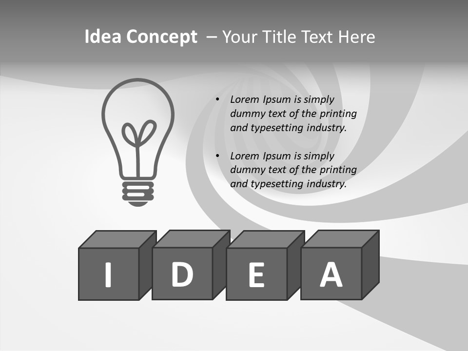 Spring Empty Form PowerPoint Template