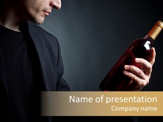 Glass Male Celebration PowerPoint Template