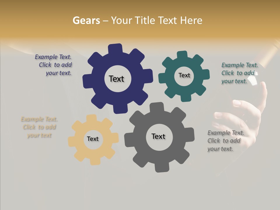 Glass Male Celebration PowerPoint Template