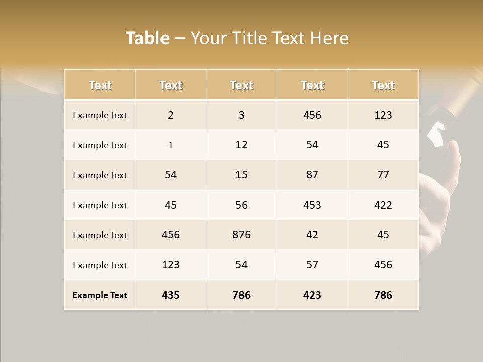 Glass Male Celebration PowerPoint Template