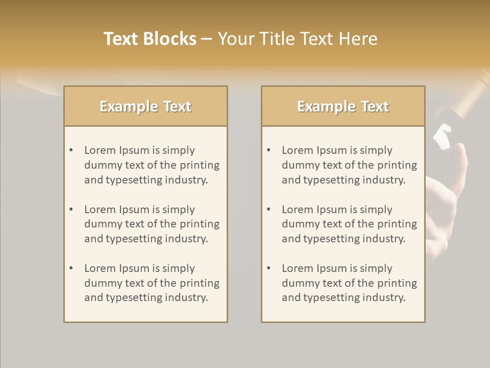 Glass Male Celebration PowerPoint Template
