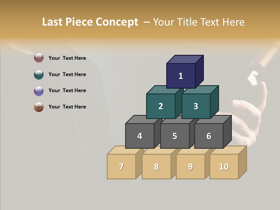 Glass Male Celebration PowerPoint Template