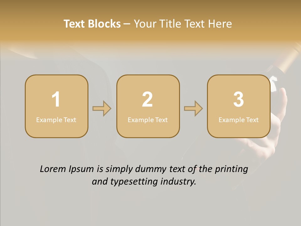 Glass Male Celebration PowerPoint Template