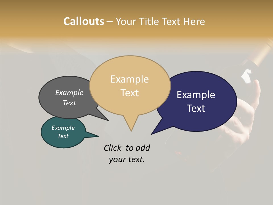 Glass Male Celebration PowerPoint Template