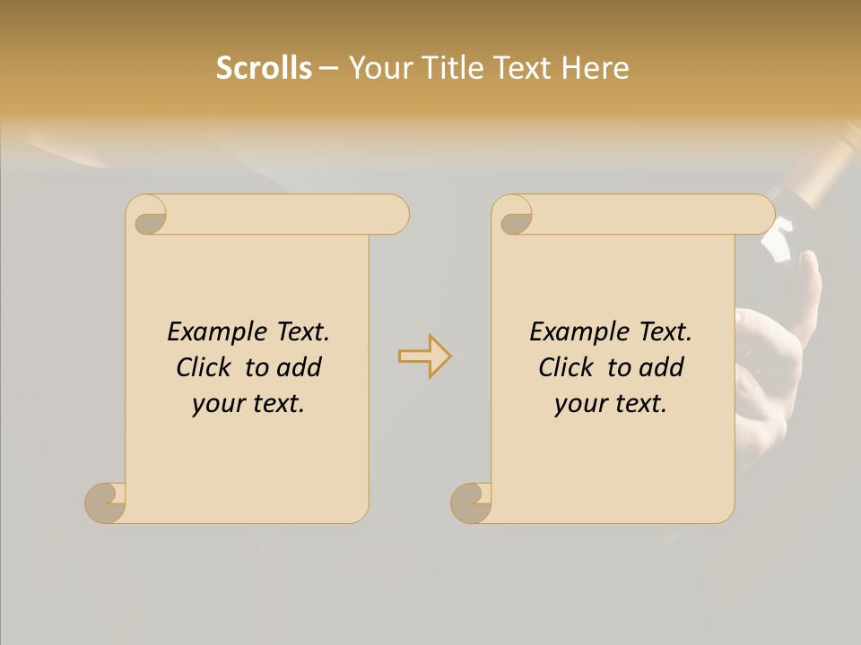 Glass Male Celebration PowerPoint Template