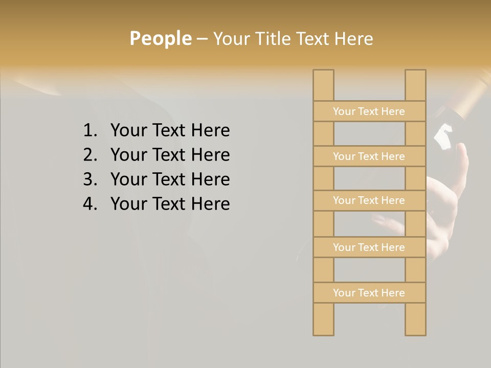 Glass Male Celebration PowerPoint Template