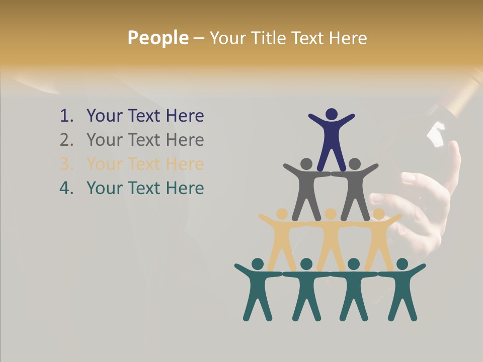 Glass Male Celebration PowerPoint Template