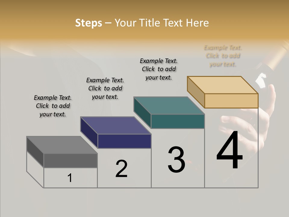 Glass Male Celebration PowerPoint Template