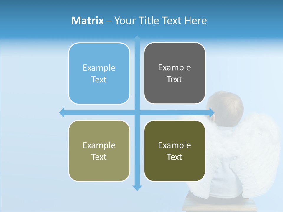 Innocence Magic Wing PowerPoint Template