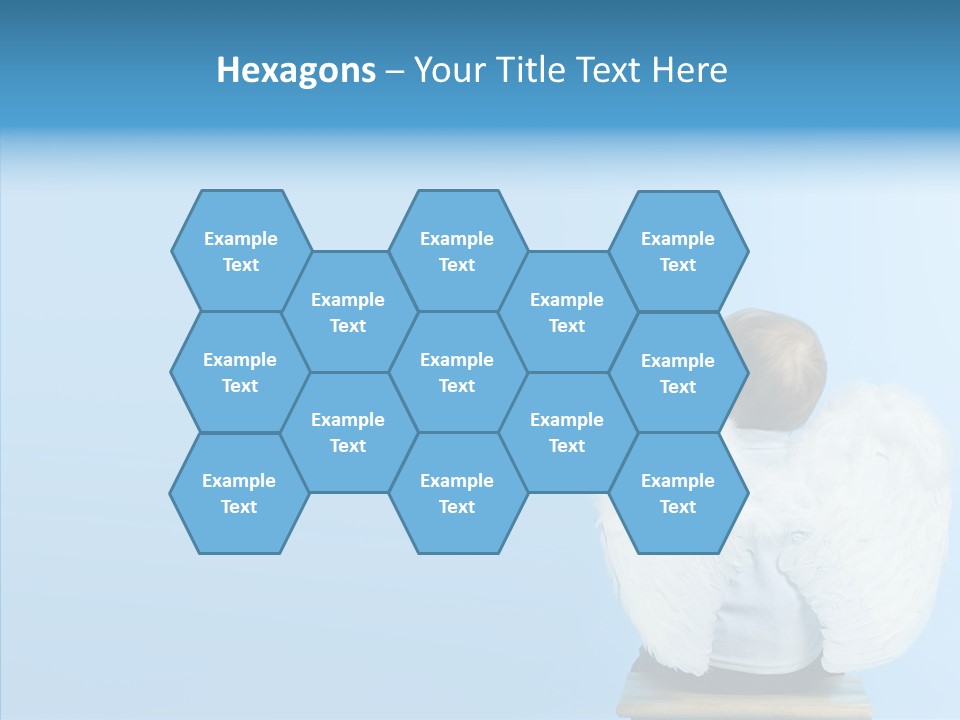 Innocence Magic Wing PowerPoint Template