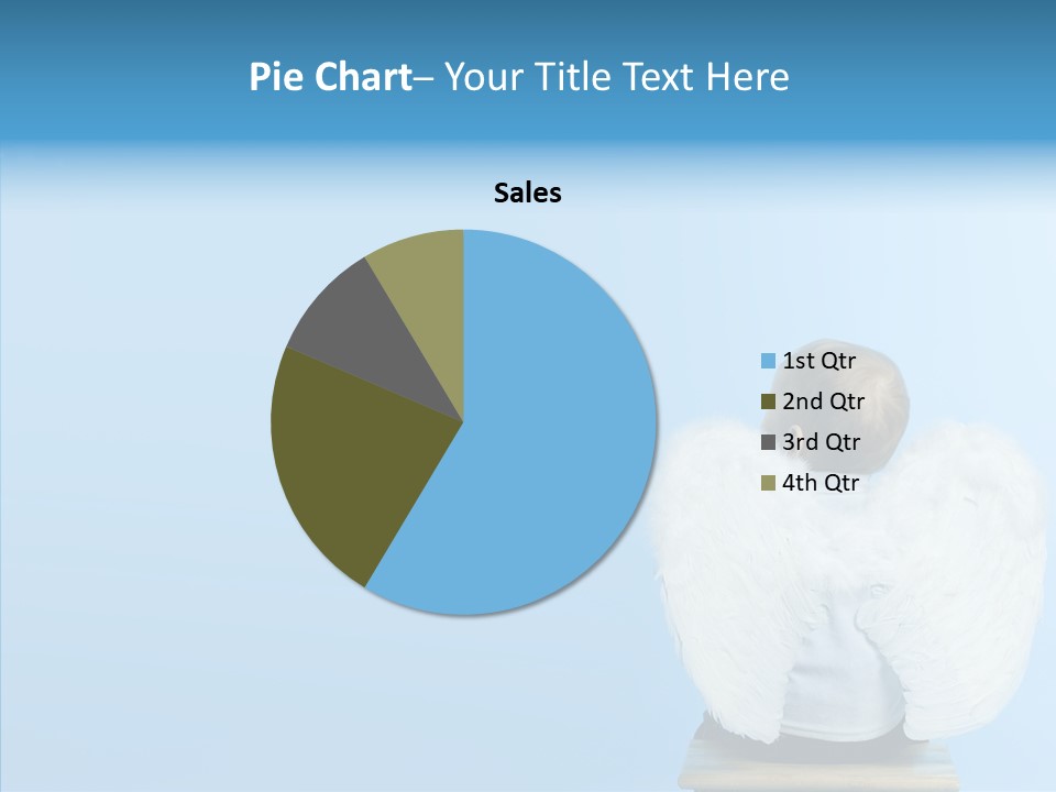 Innocence Magic Wing PowerPoint Template