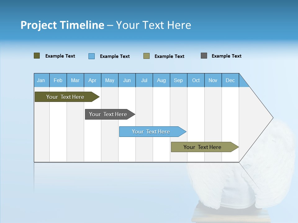 Innocence Magic Wing PowerPoint Template