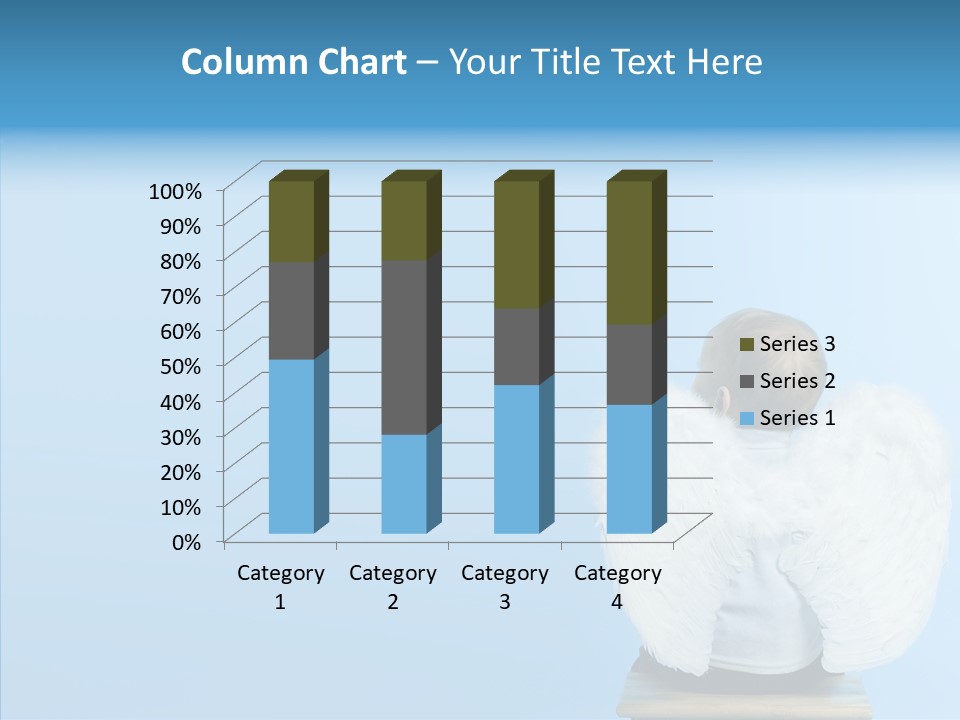 Innocence Magic Wing PowerPoint Template
