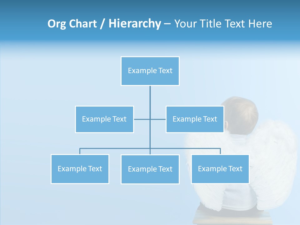 Innocence Magic Wing PowerPoint Template