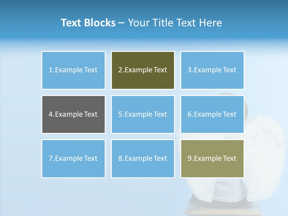 Innocence Magic Wing PowerPoint Template