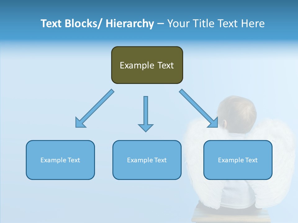 Innocence Magic Wing PowerPoint Template