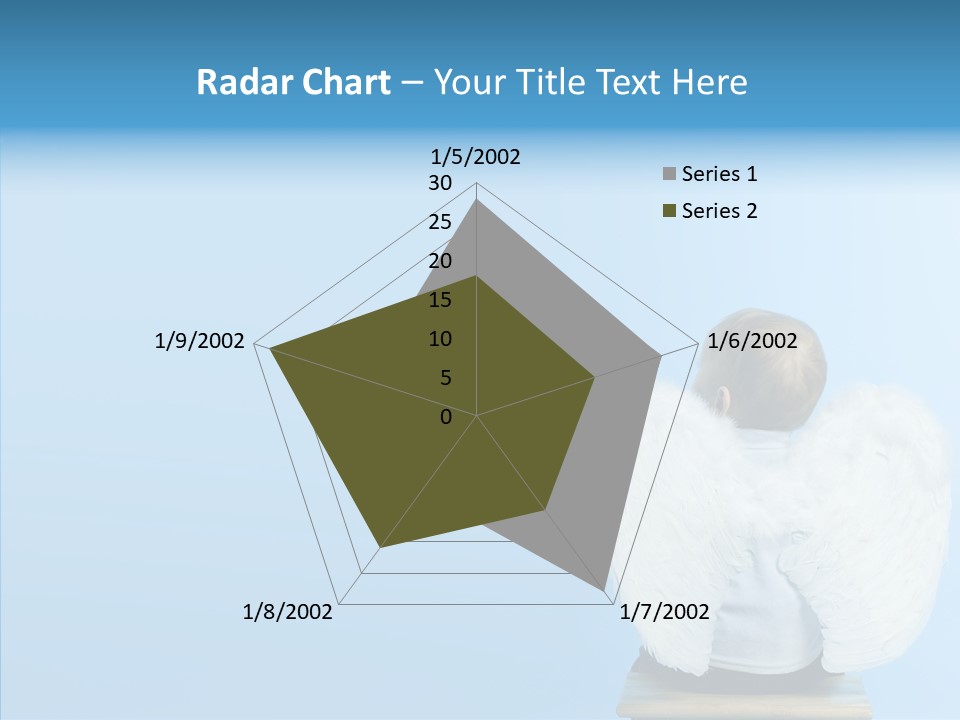 Innocence Magic Wing PowerPoint Template