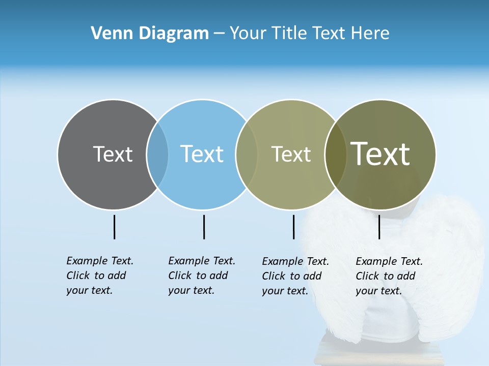 Innocence Magic Wing PowerPoint Template