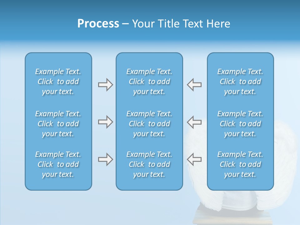 Innocence Magic Wing PowerPoint Template