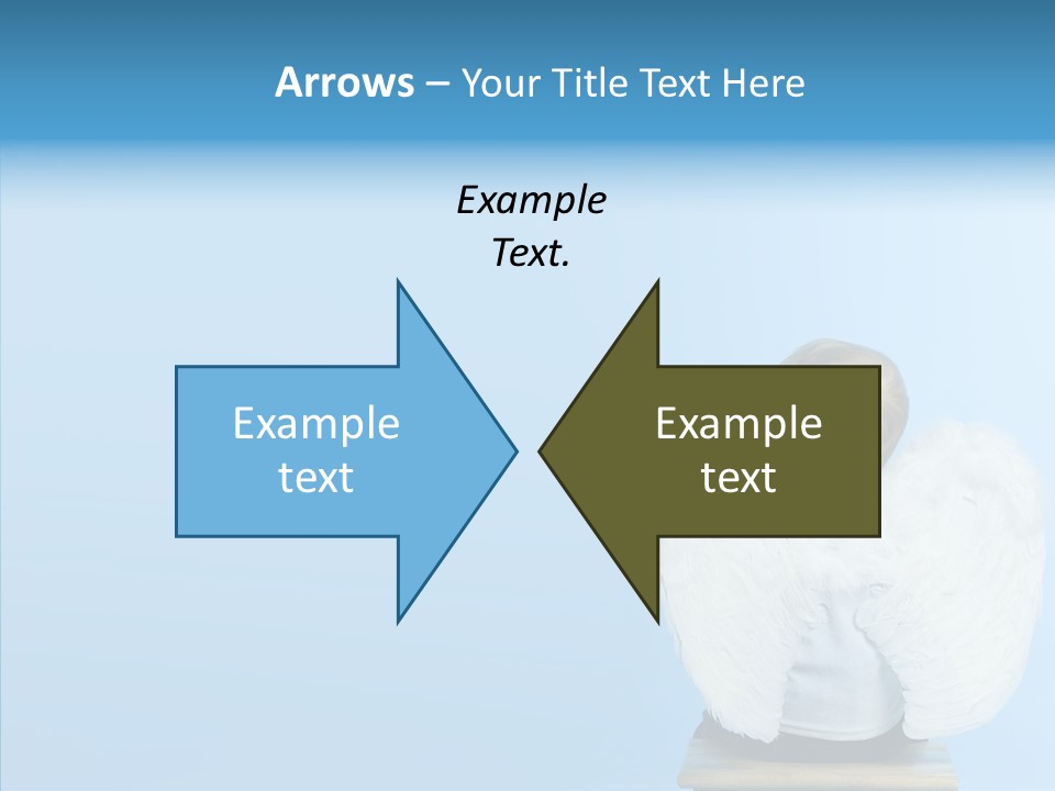 Innocence Magic Wing PowerPoint Template