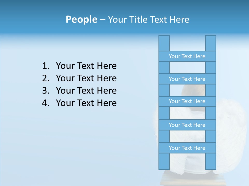 Innocence Magic Wing PowerPoint Template