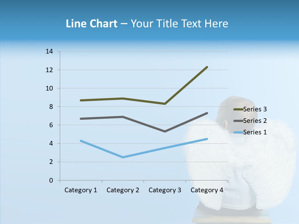 Innocence Magic Wing PowerPoint Template