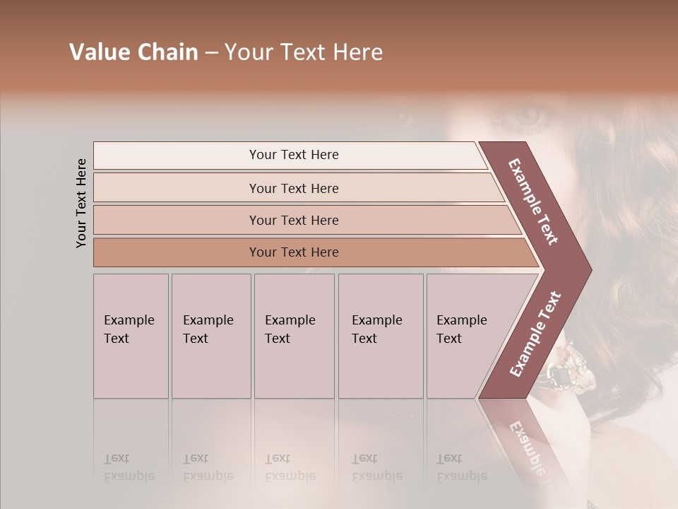 Make Up Image Curls PowerPoint Template