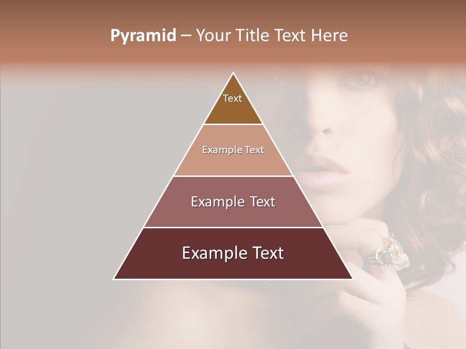 Make Up Image Curls PowerPoint Template