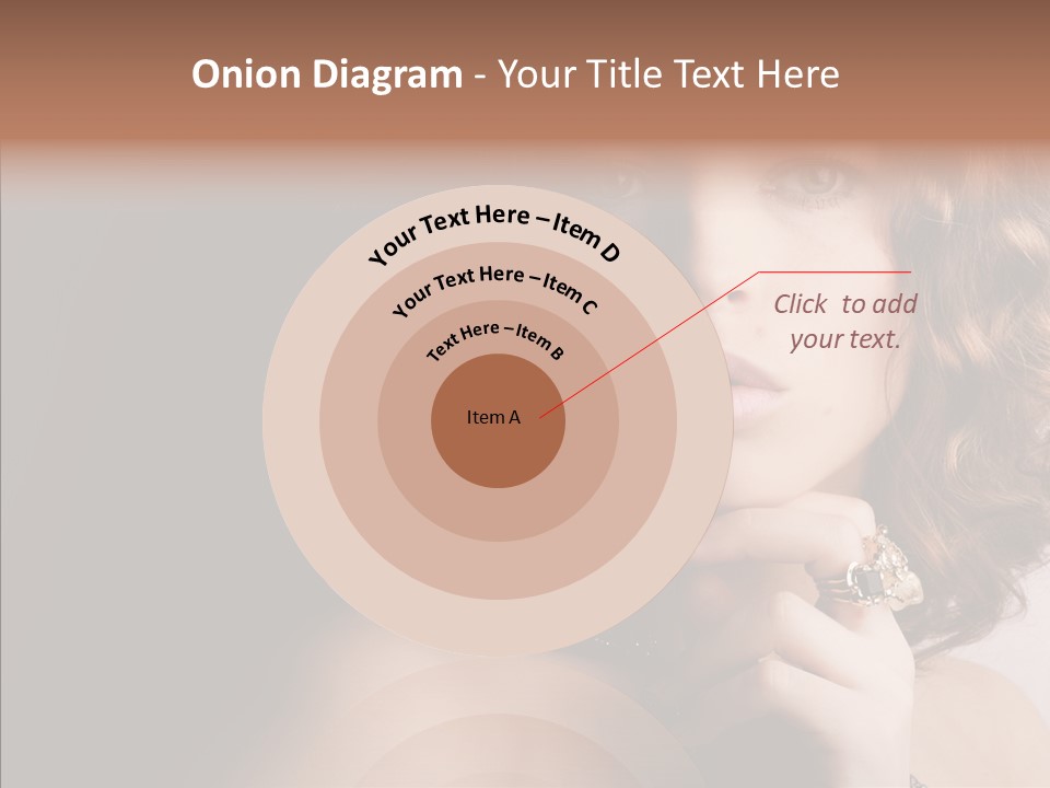 Make Up Image Curls PowerPoint Template