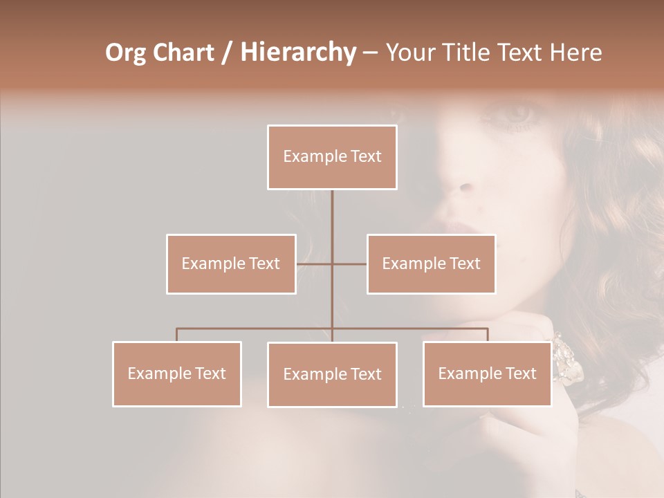 Make Up Image Curls PowerPoint Template