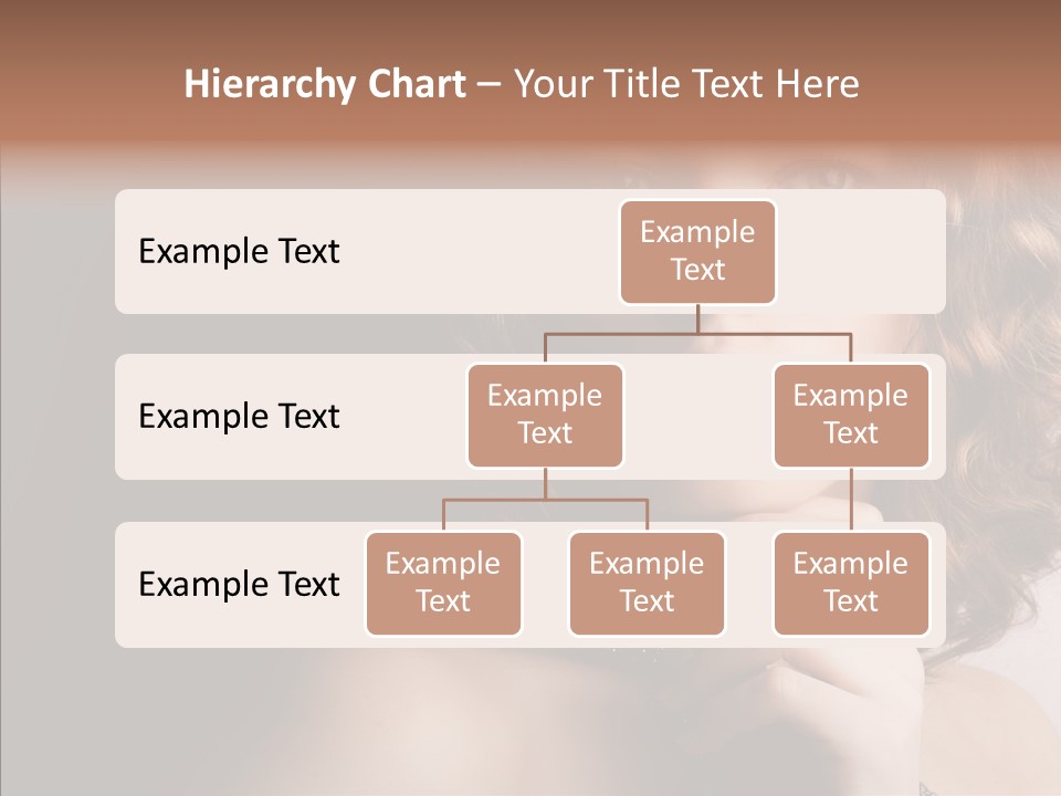 Make Up Image Curls PowerPoint Template