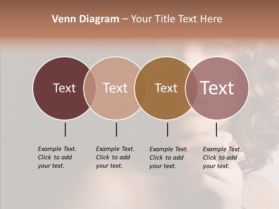 Make Up Image Curls PowerPoint Template