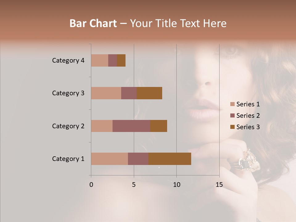 Make Up Image Curls PowerPoint Template