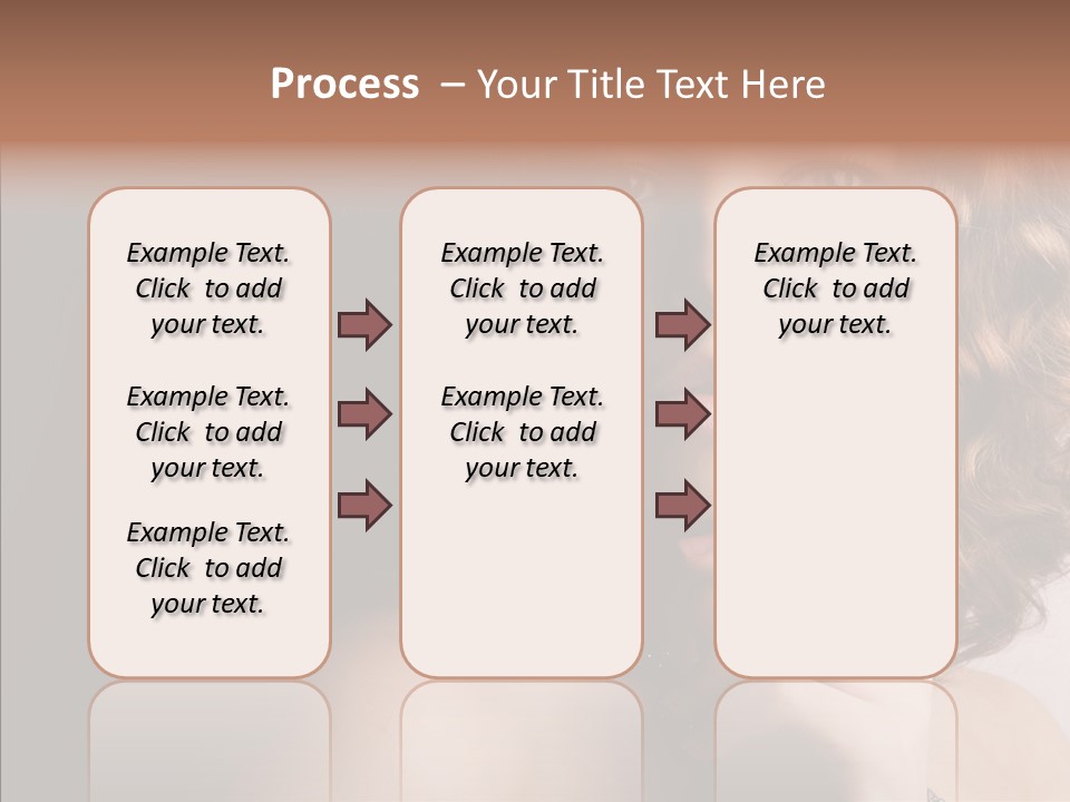 Make Up Image Curls PowerPoint Template