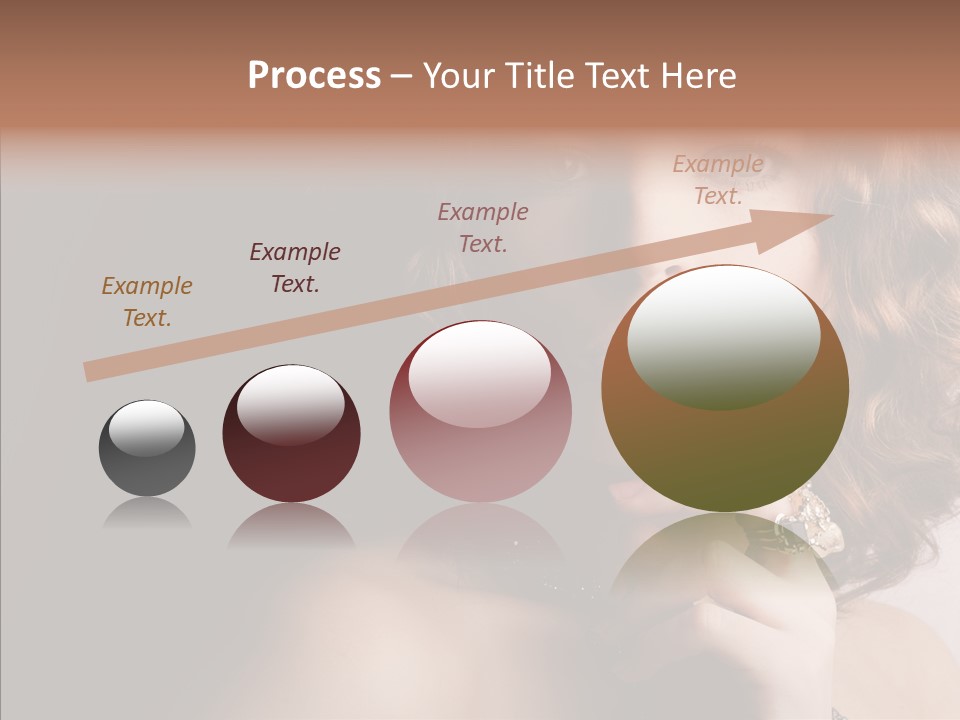 Make Up Image Curls PowerPoint Template