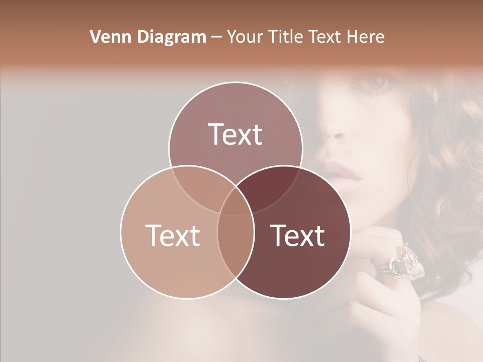 Make Up Image Curls PowerPoint Template