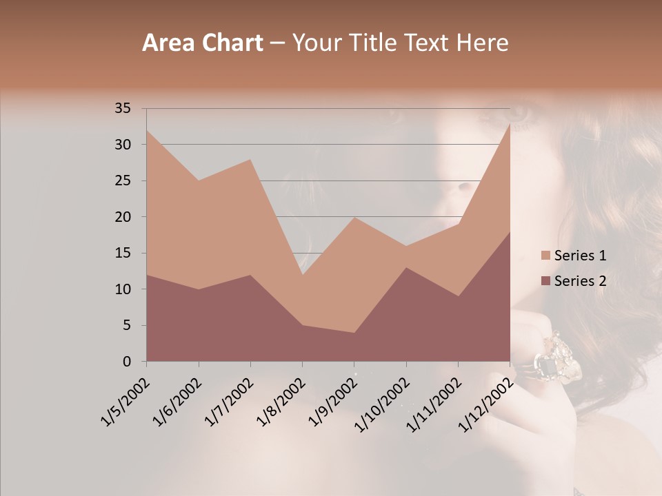 Make Up Image Curls PowerPoint Template