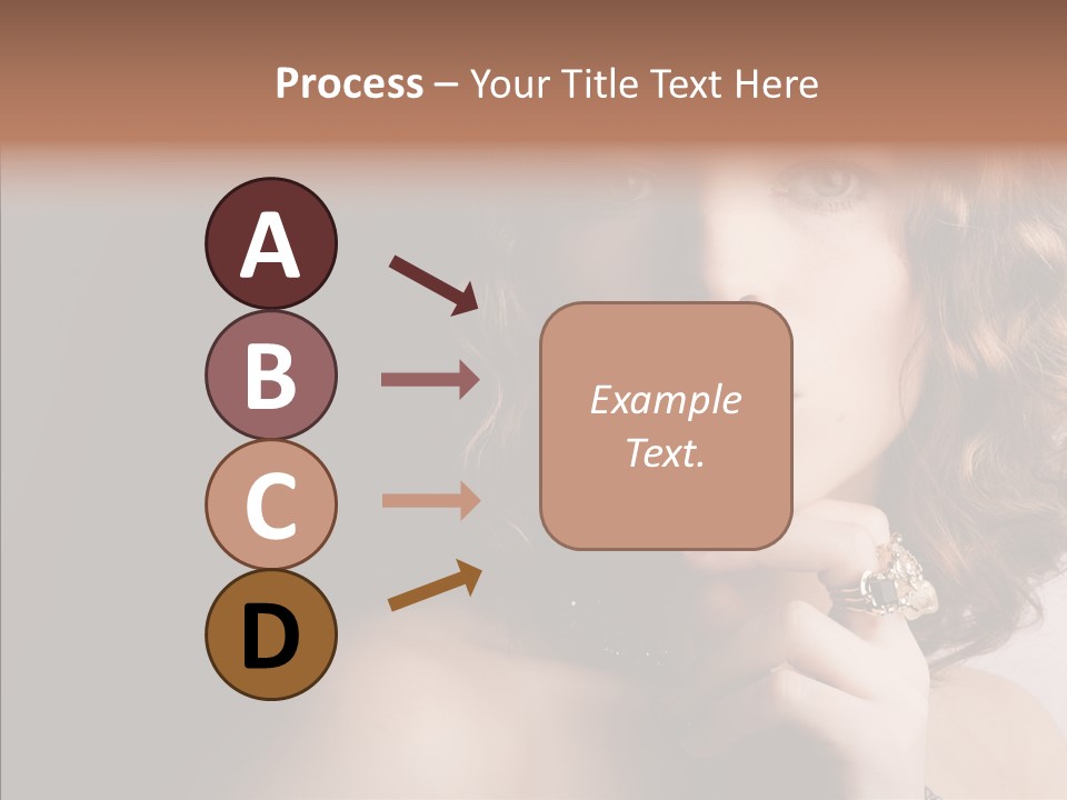 Make Up Image Curls PowerPoint Template