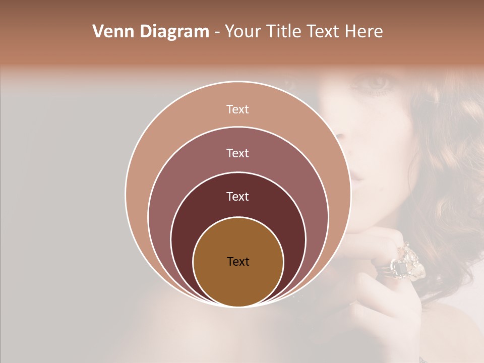 Make Up Image Curls PowerPoint Template