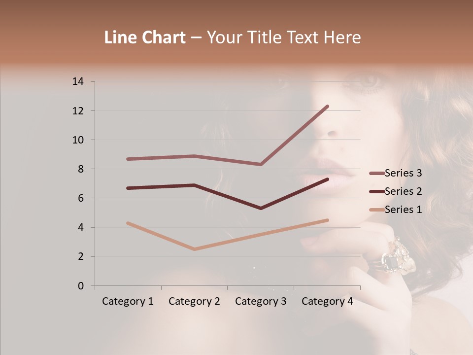 Make Up Image Curls PowerPoint Template