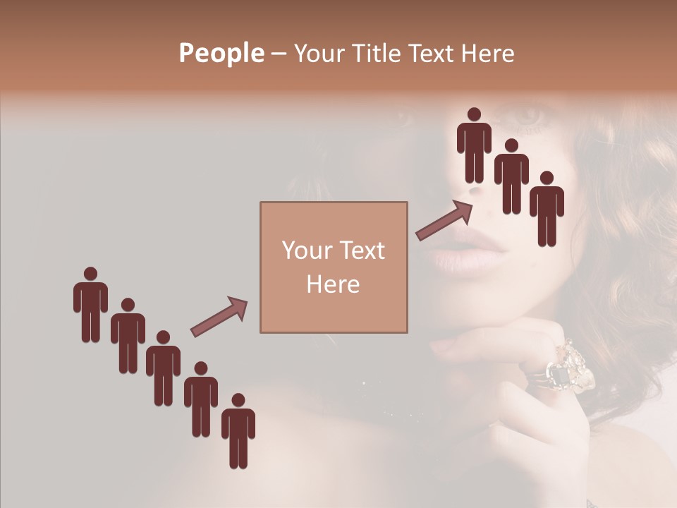 Make Up Image Curls PowerPoint Template