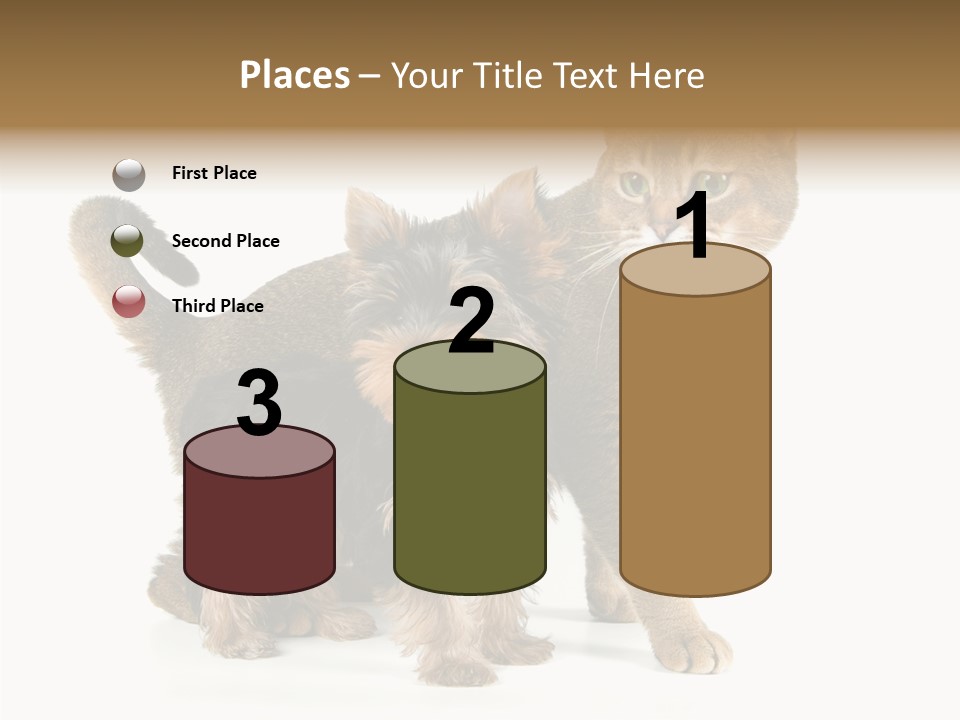 Single Childhood Purr PowerPoint Template