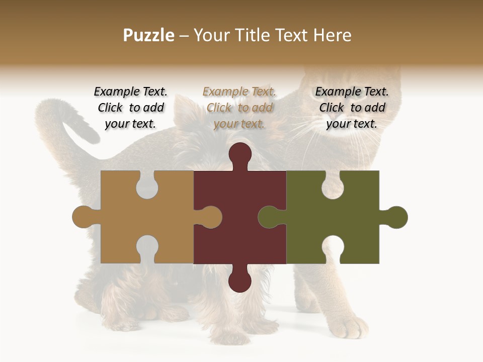 Single Childhood Purr PowerPoint Template