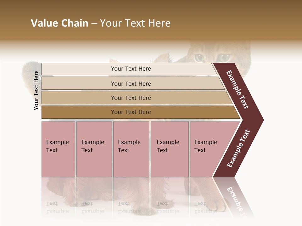 Single Childhood Purr PowerPoint Template