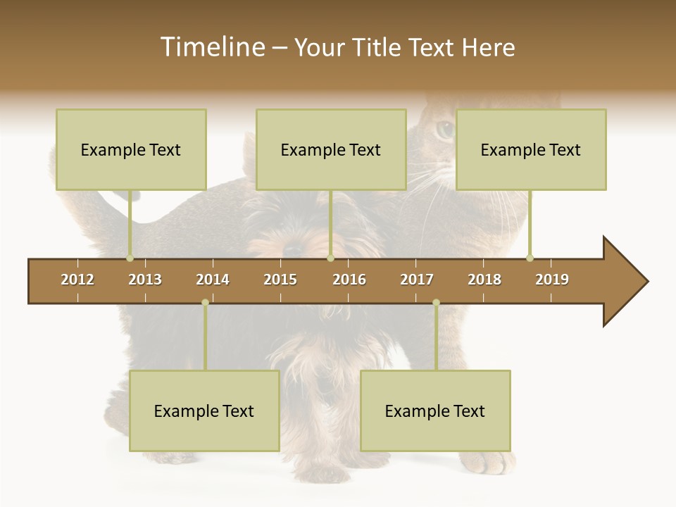 Single Childhood Purr PowerPoint Template