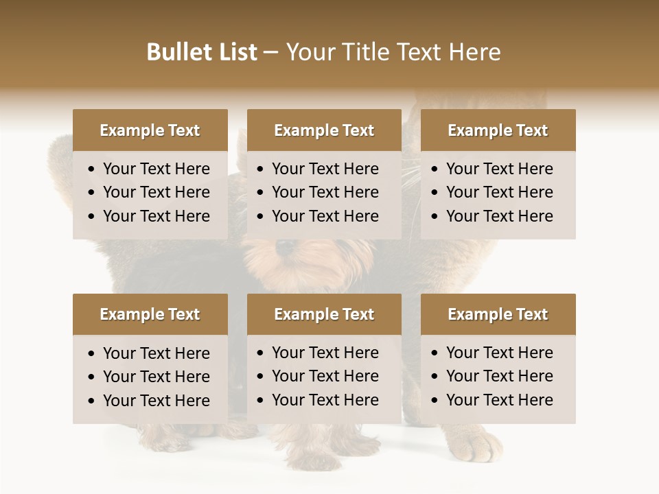 Single Childhood Purr PowerPoint Template