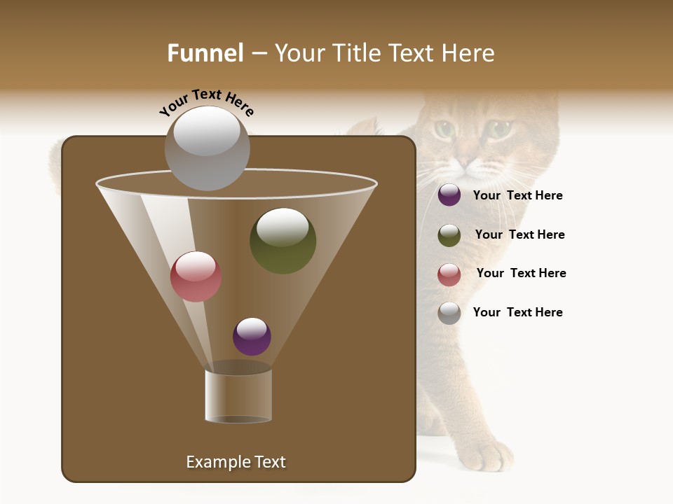 Single Childhood Purr PowerPoint Template